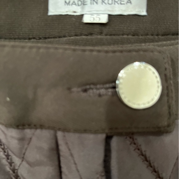 Rare vintage quilted  pant size 4 Korea GG Ferragoo Burberry line Boss Plus - Picture 6 of 8